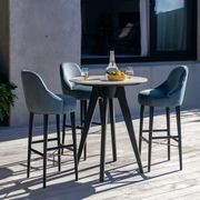 Iris Porcelain Poseur Dining Table by Coco Wolf gallery detail image