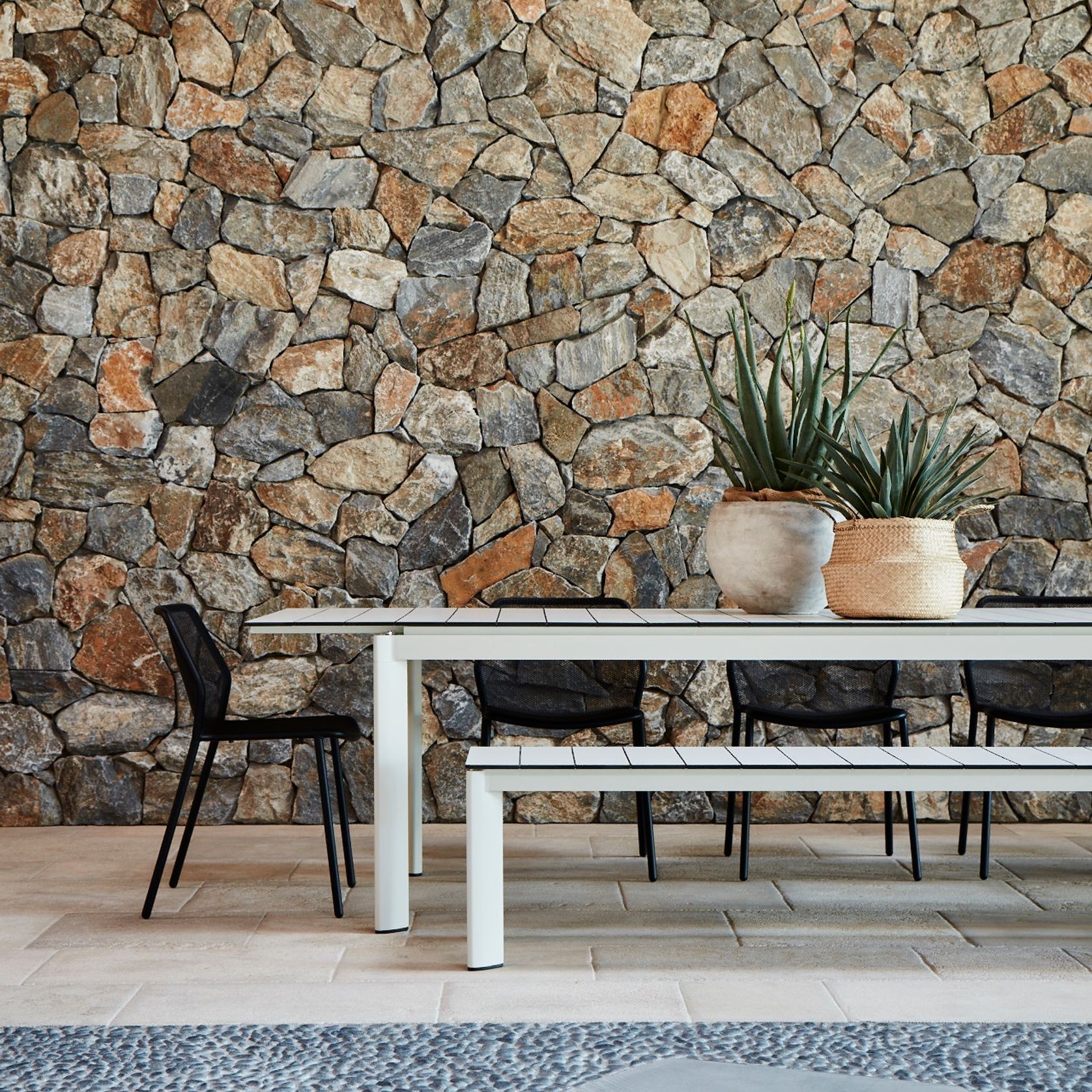 Porto Outdoor Bench gallery detail image