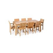 Brunswick Teak Outdoor Dining Table gallery detail image