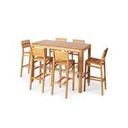 Brunswick Teak Outdoor Bar Table gallery detail image
