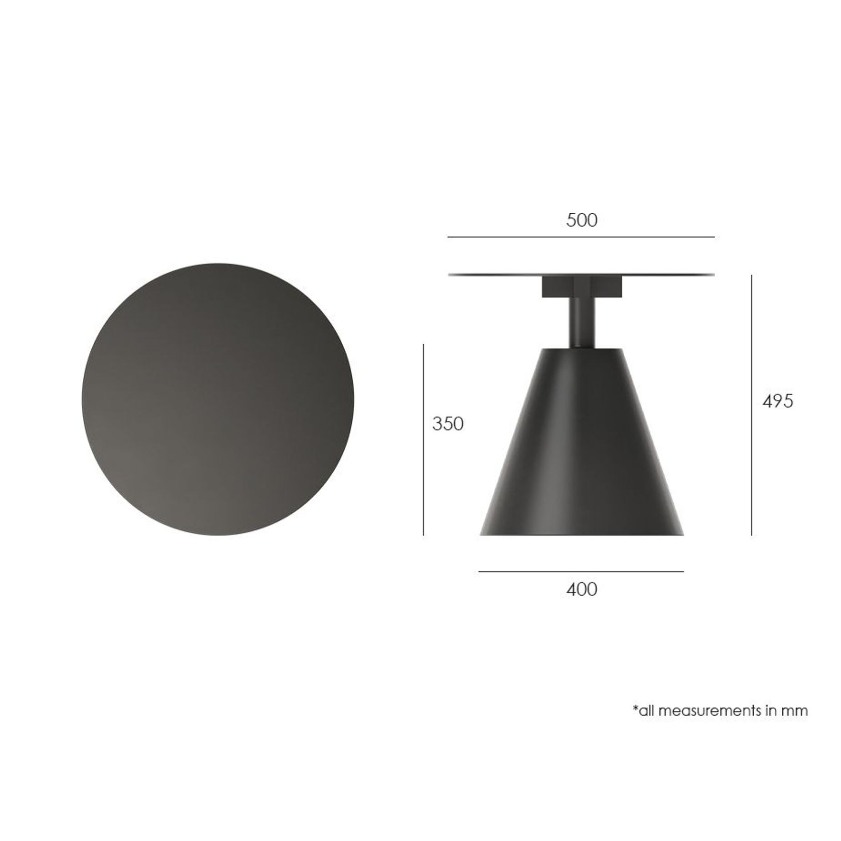 Corvo Outdoor Side Table - White gallery detail image