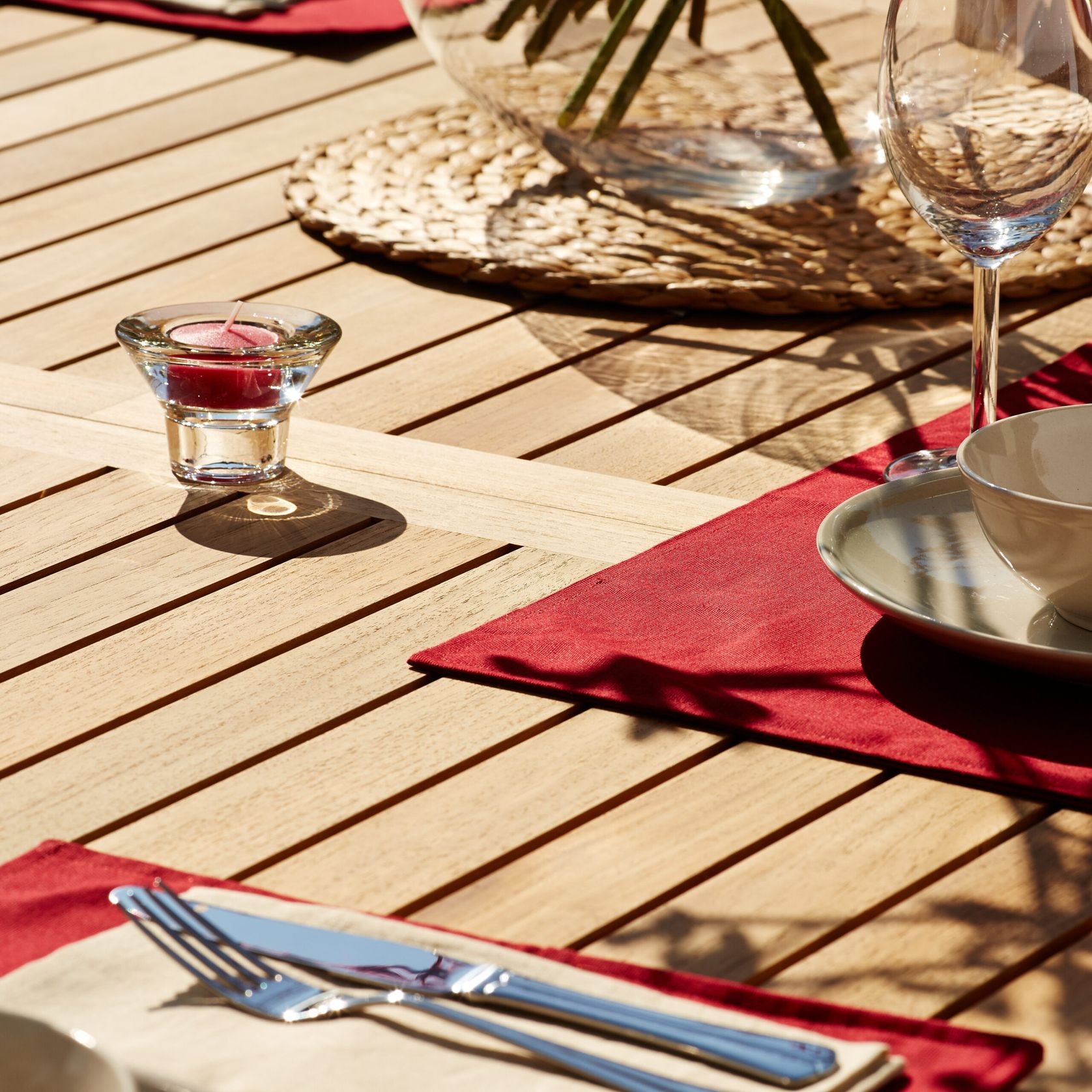 Creswick Teak Table gallery detail image