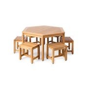 Cumberland Teak Round Table gallery detail image