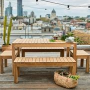 Brunswick Teak Outdoor Dining Table gallery detail image