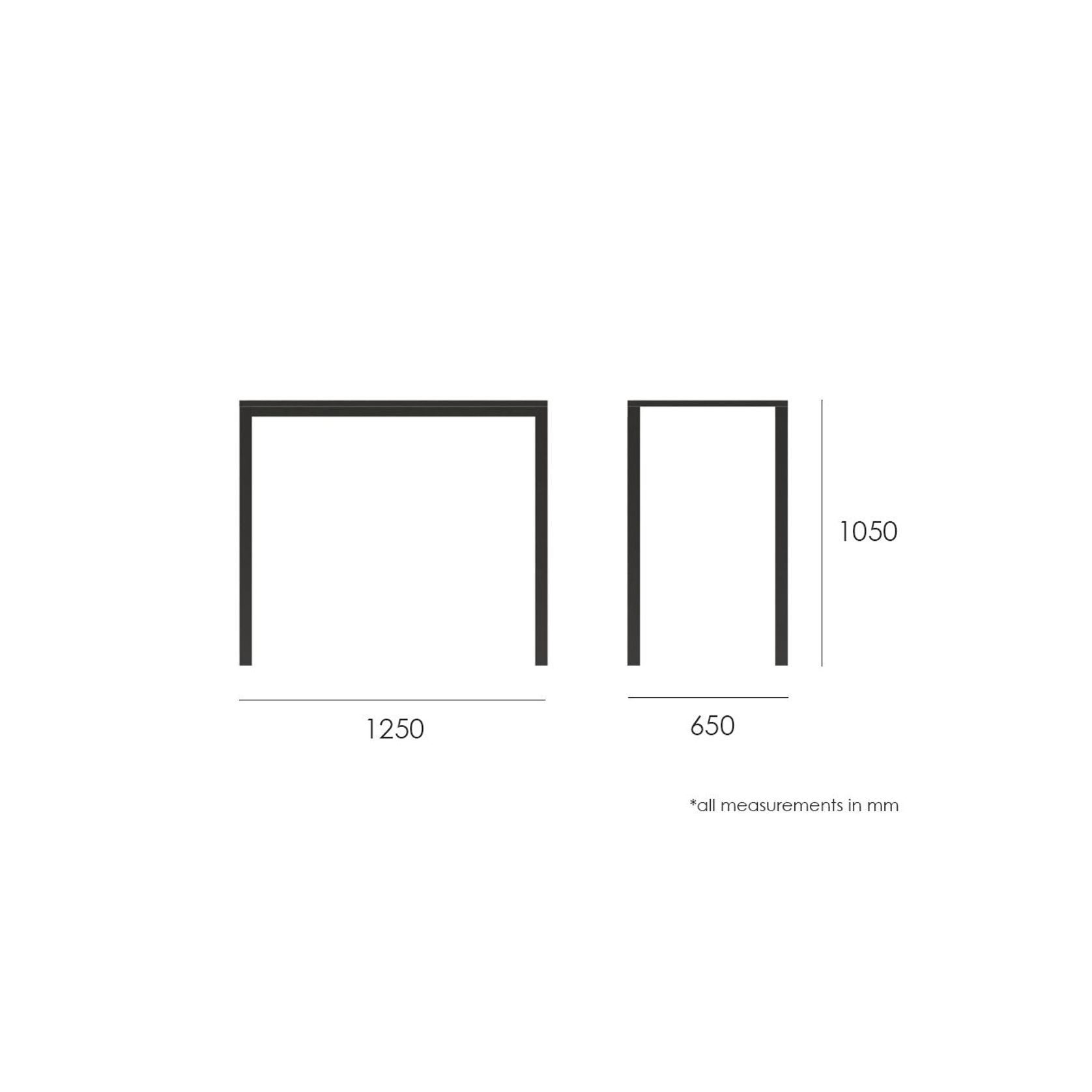 Halki Table - Outdoor - High Bar - 125cm x 65cm - White gallery detail image