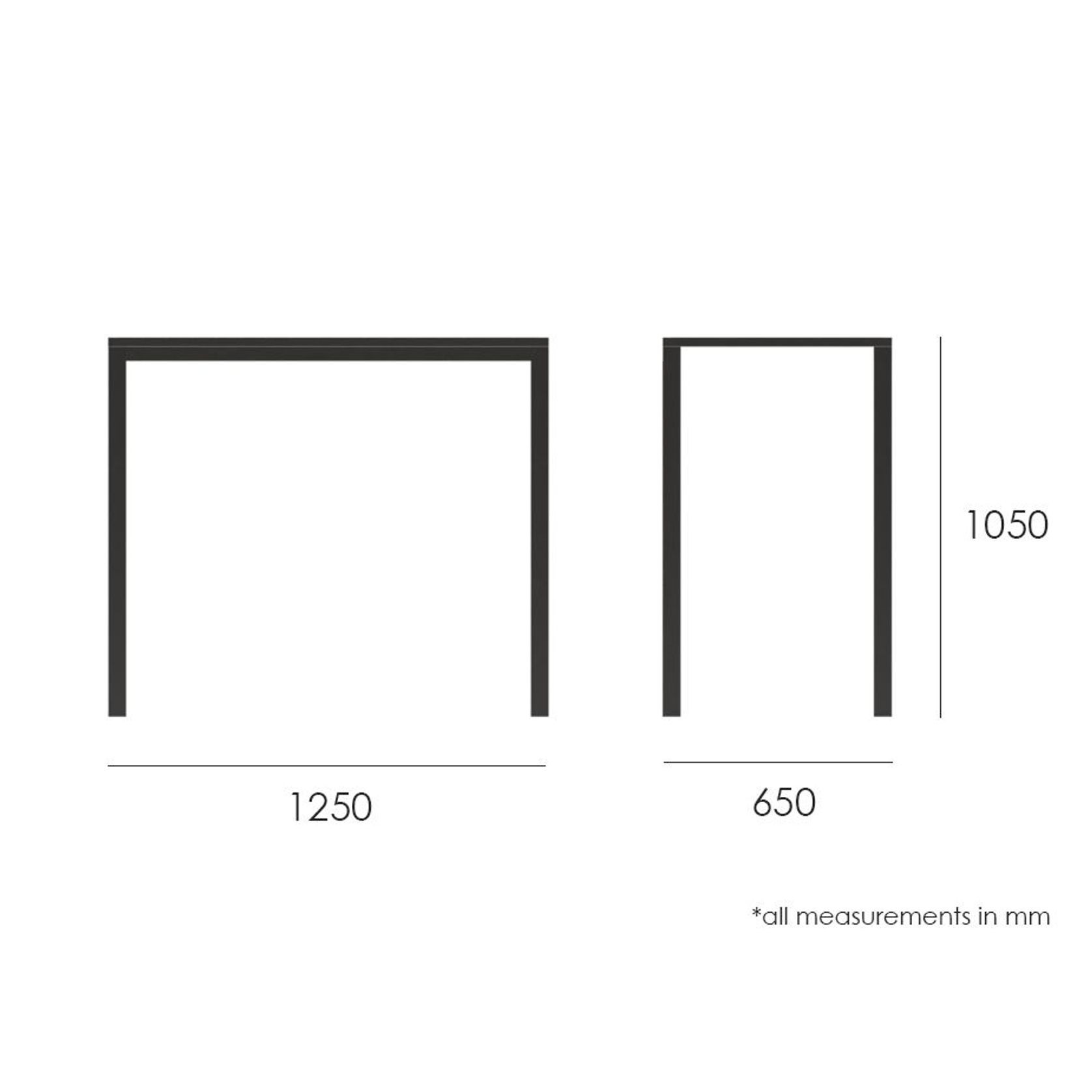 Halki Table - Outdoor - High Bar - 125cm x 65cm - White gallery detail image