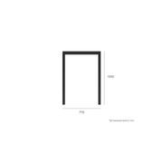 Halki Table - Outdoor - High Bar - Matt Charcoal 77 x 77cm gallery detail image