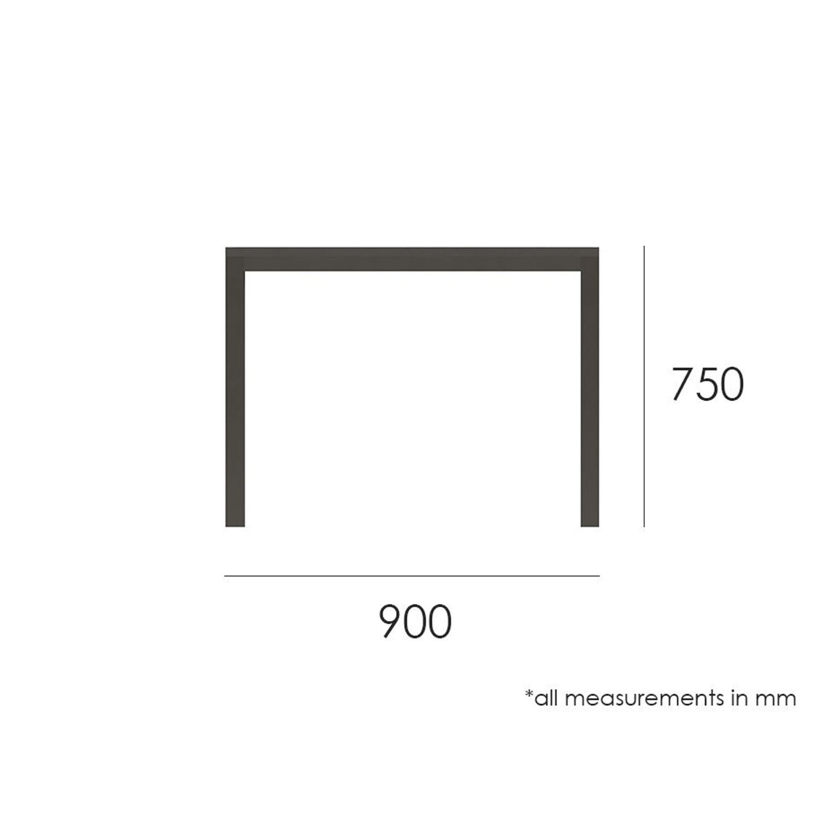 Halki Table - Outdoor - 90cm x 90cm - White gallery detail image