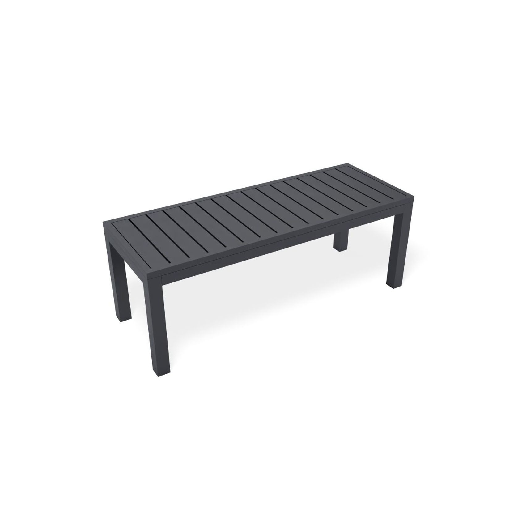 Halki Bench Seat - Outdoor - 120cm - Charcoal gallery detail image