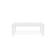 Halki Bench Seat - Outdoor - 120cm - White gallery detail image
