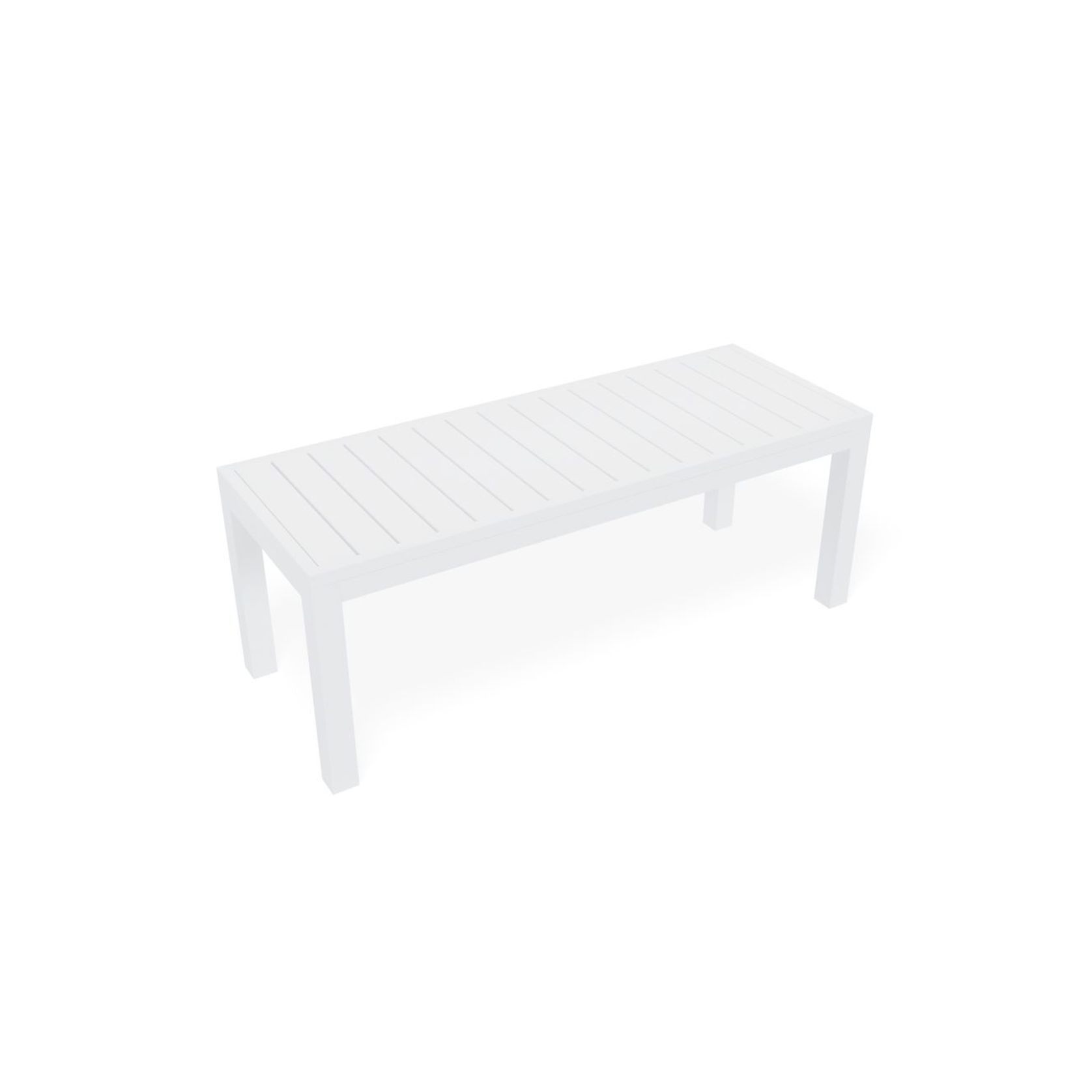 Halki Bench Seat - Outdoor - 120cm - White gallery detail image