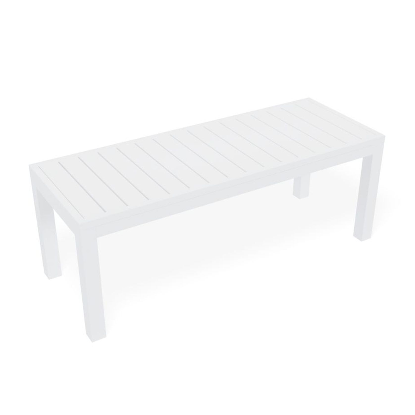 Halki Bench Seat - Outdoor - 120cm - White gallery detail image
