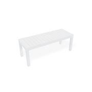 Halki Bench Seat - Outdoor - 120cm - White gallery detail image