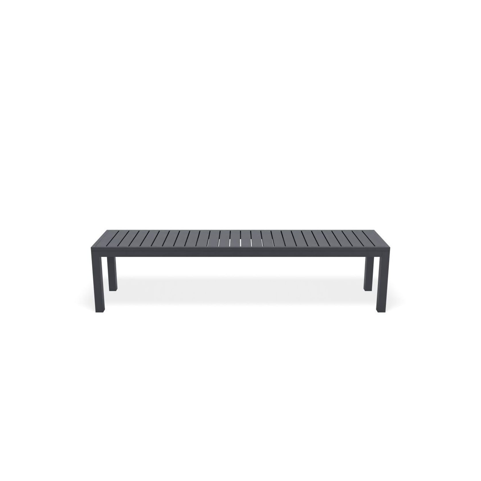 Halki Bench Seat - Outdoor - 190cm - Charcoal gallery detail image