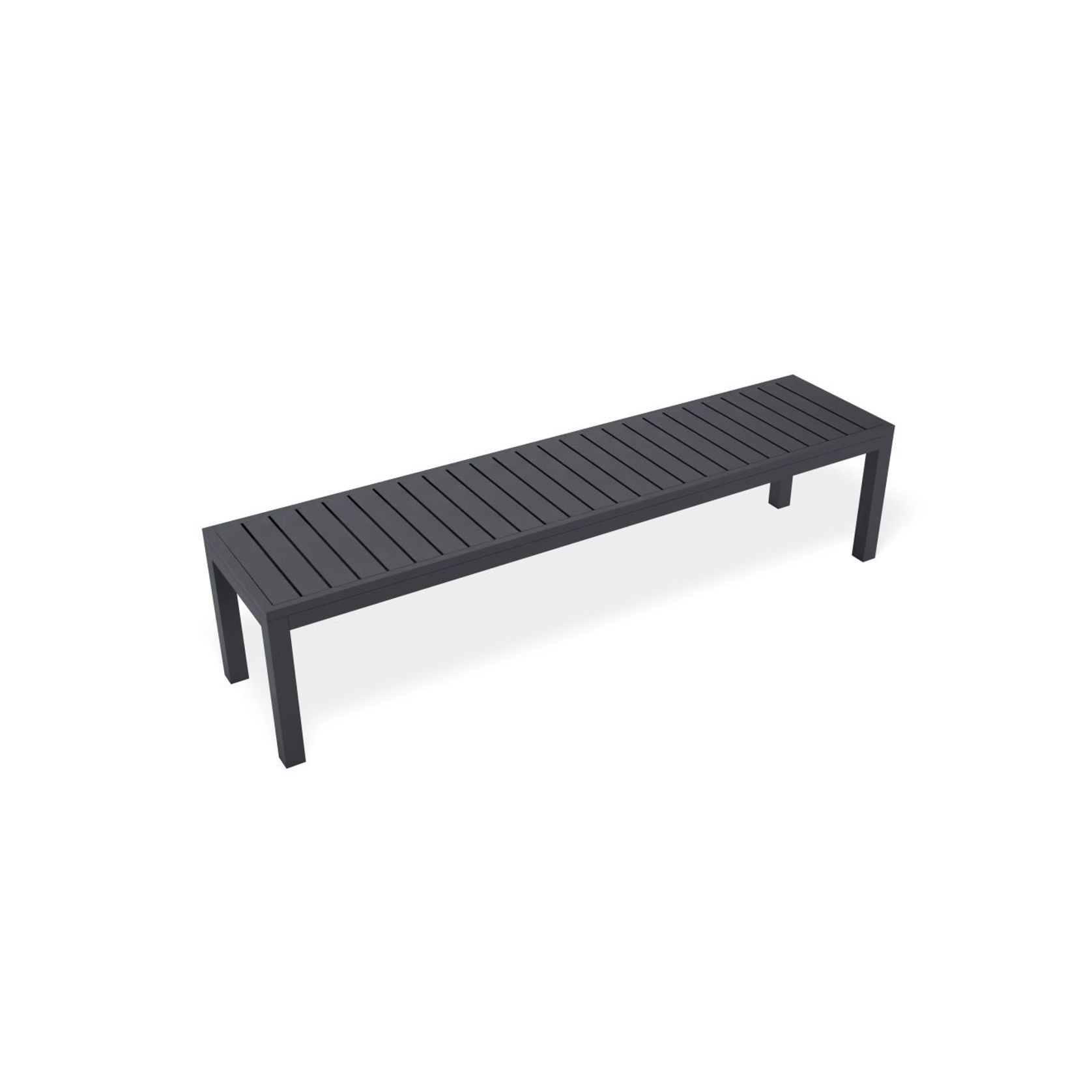 Halki Bench Seat - Outdoor - 190cm - Charcoal gallery detail image