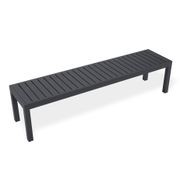 Halki Bench Seat - Outdoor - 190cm - Charcoal gallery detail image