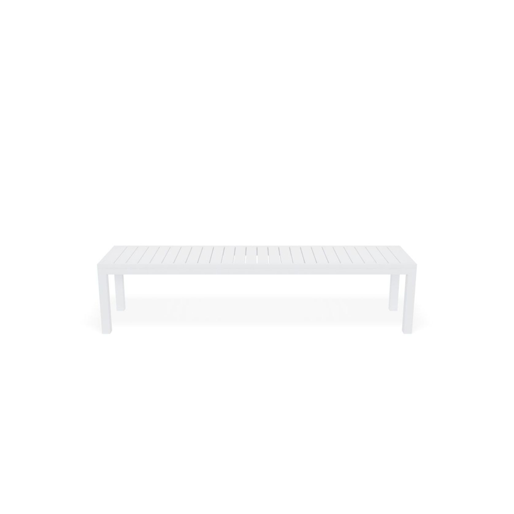 Halki Bench Seat - Outdoor - 190cm - White gallery detail image