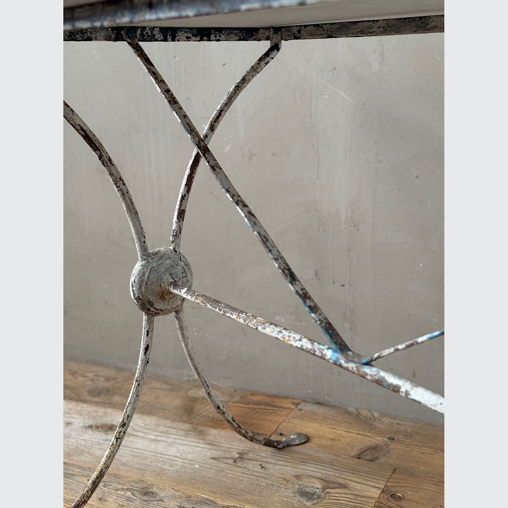 Antique French Iron Bistro Table gallery detail image