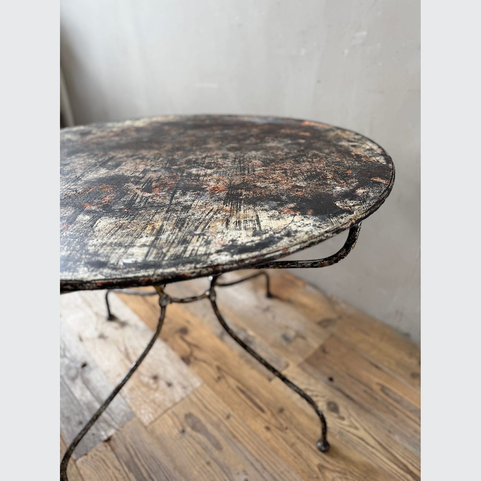 Antique French Iron Garden Table gallery detail image