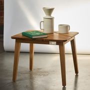 Aero Rectangular Teak Side Table gallery detail image