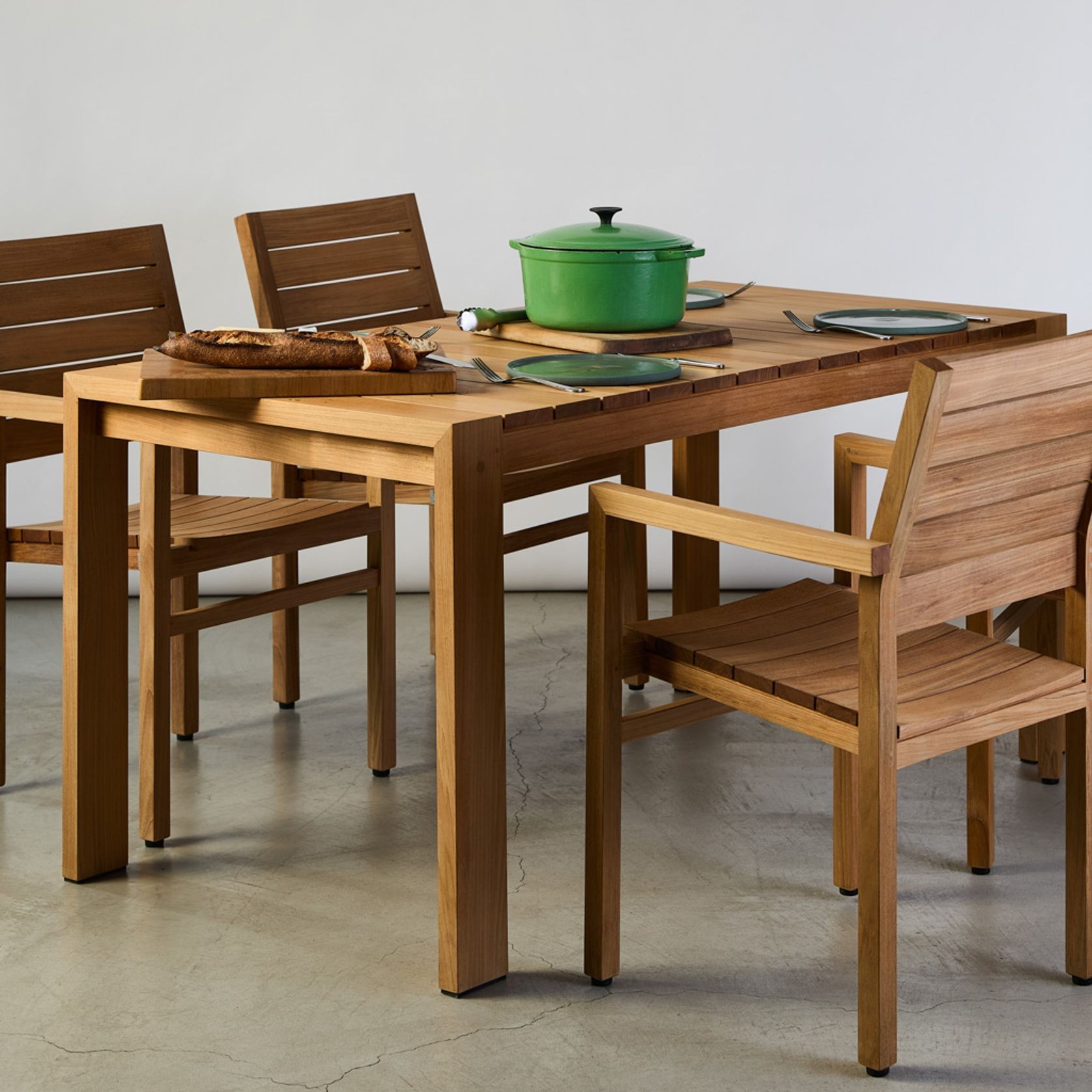 Barcelona Teak Table gallery detail image