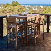 Brunswick Teak Outdoor Bar Table gallery detail image