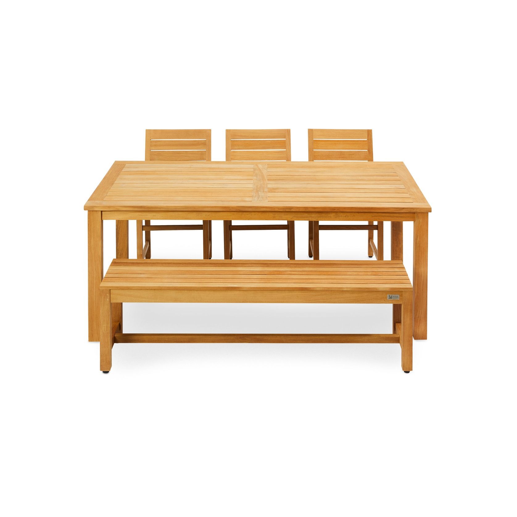 Creswick Teak Bench gallery detail image
