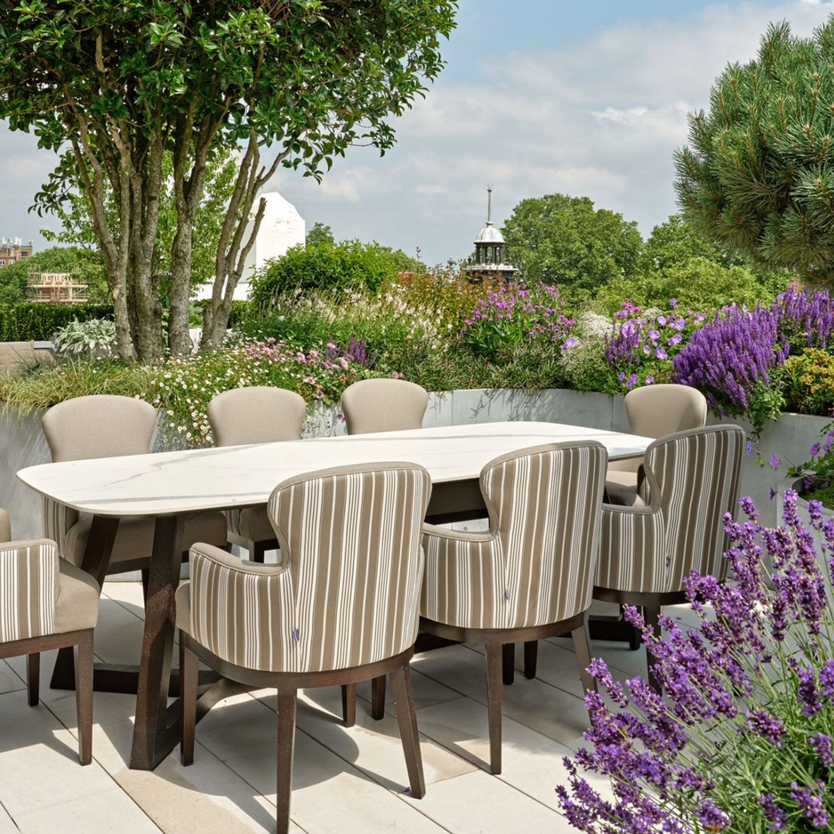 Perseus Porcelain Dining Table by Coco Wolf gallery detail image