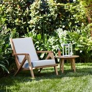 Aero Round Teak Side Table gallery detail image
