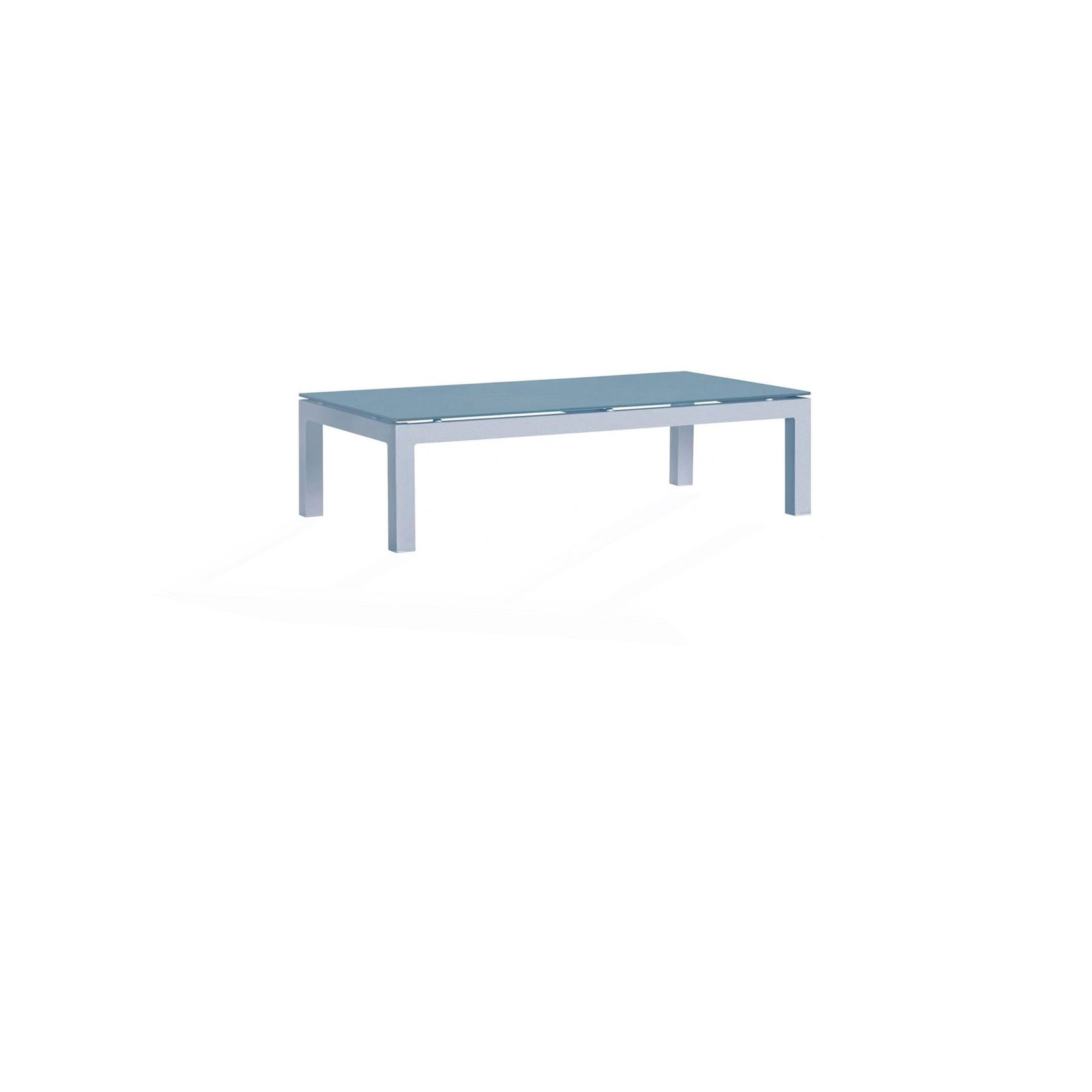 Lisbon Aluminium frame/glass top - Outdoor Coffee Table gallery detail image