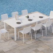 Reflect Table - Outdoor - Extendable 220/338 x 106cm - White gallery detail image