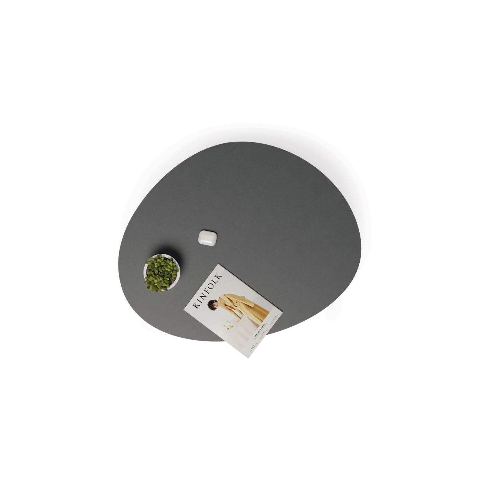 Cetara Coffee Table - Outdoor - Charcoal - Medium gallery detail image