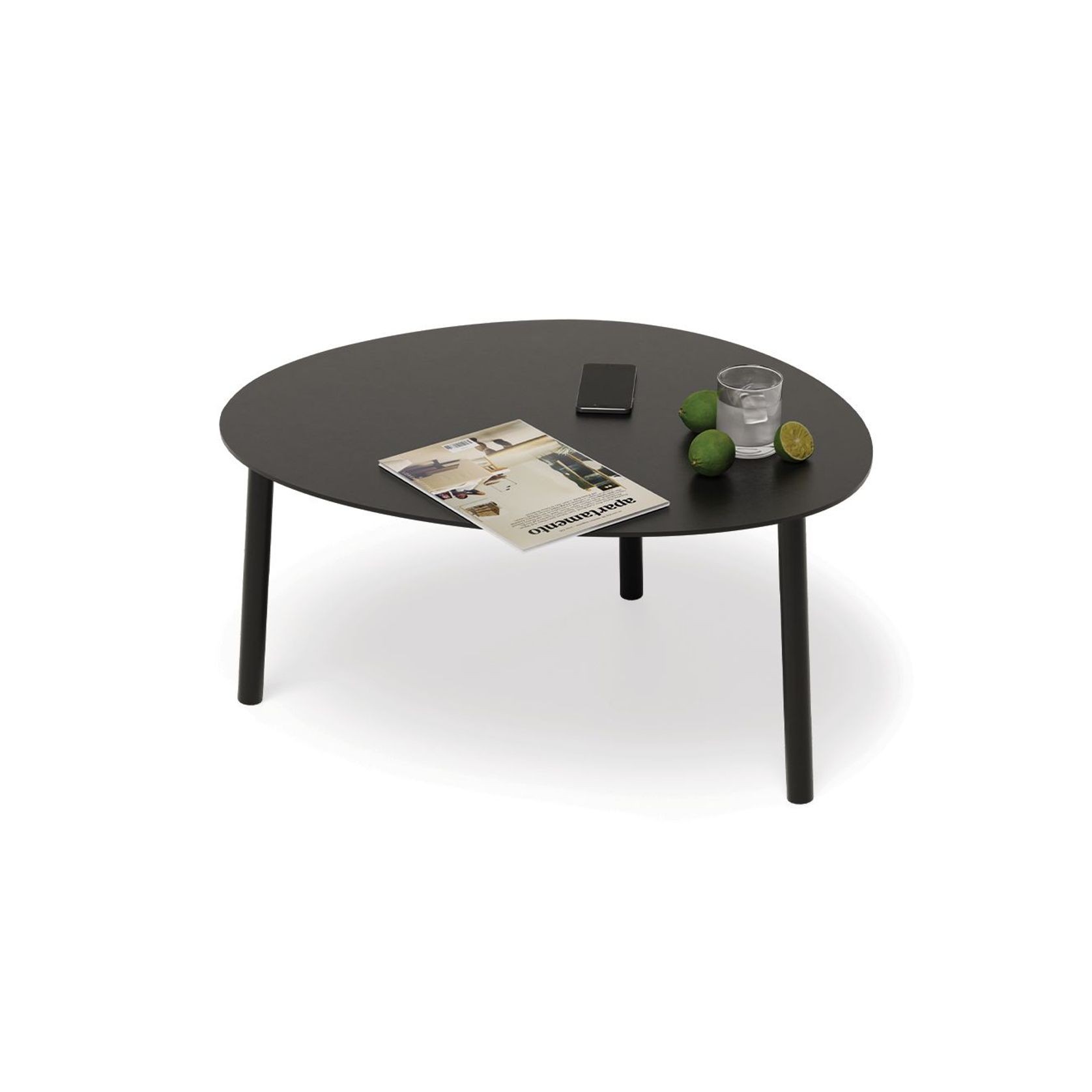 Cetara Coffee Table - Black - Medium gallery detail image