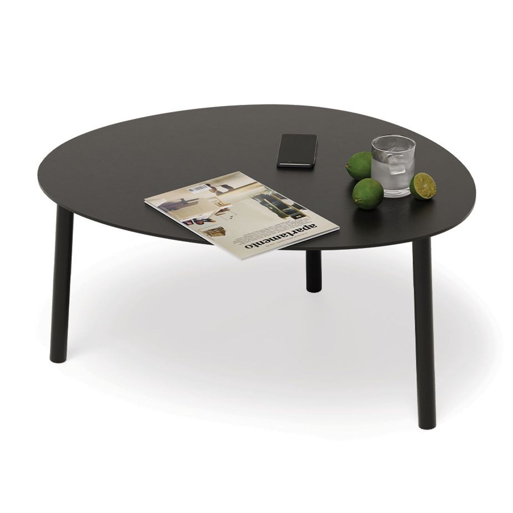 Cetara Coffee Table - Black - Medium gallery detail image