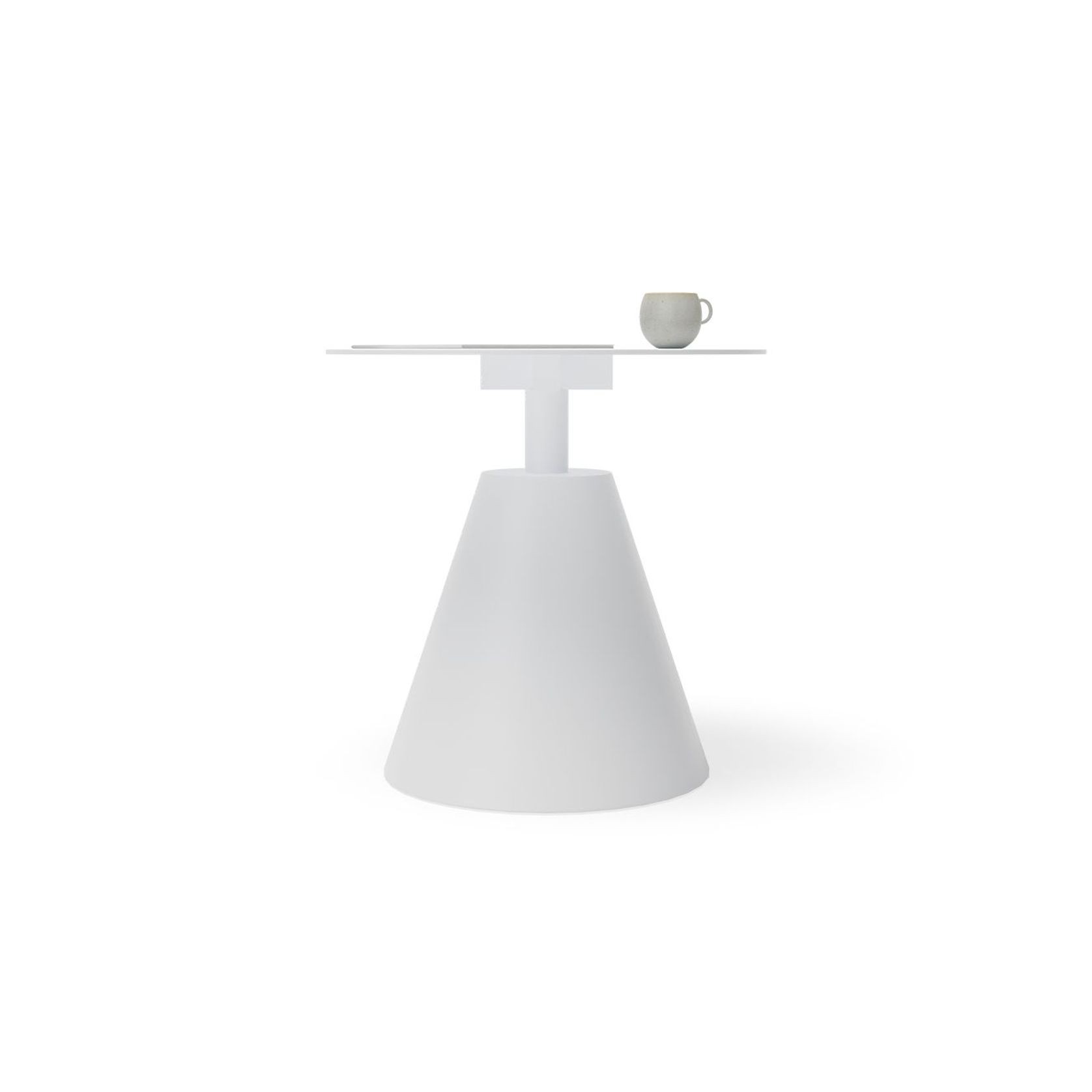 Corvo Outdoor Side Table - White gallery detail image