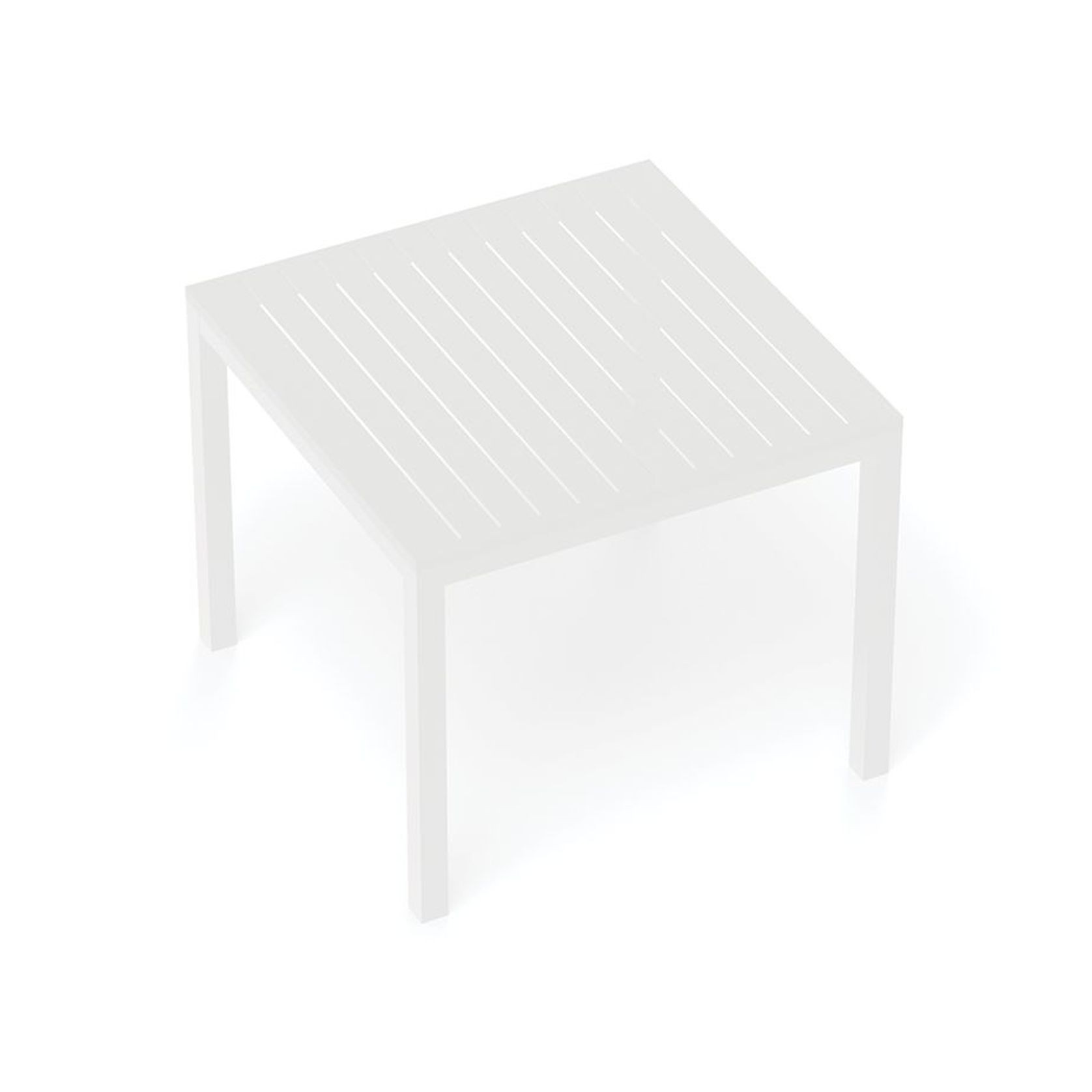 Halki Table - Outdoor - 90cm x 90cm - White gallery detail image