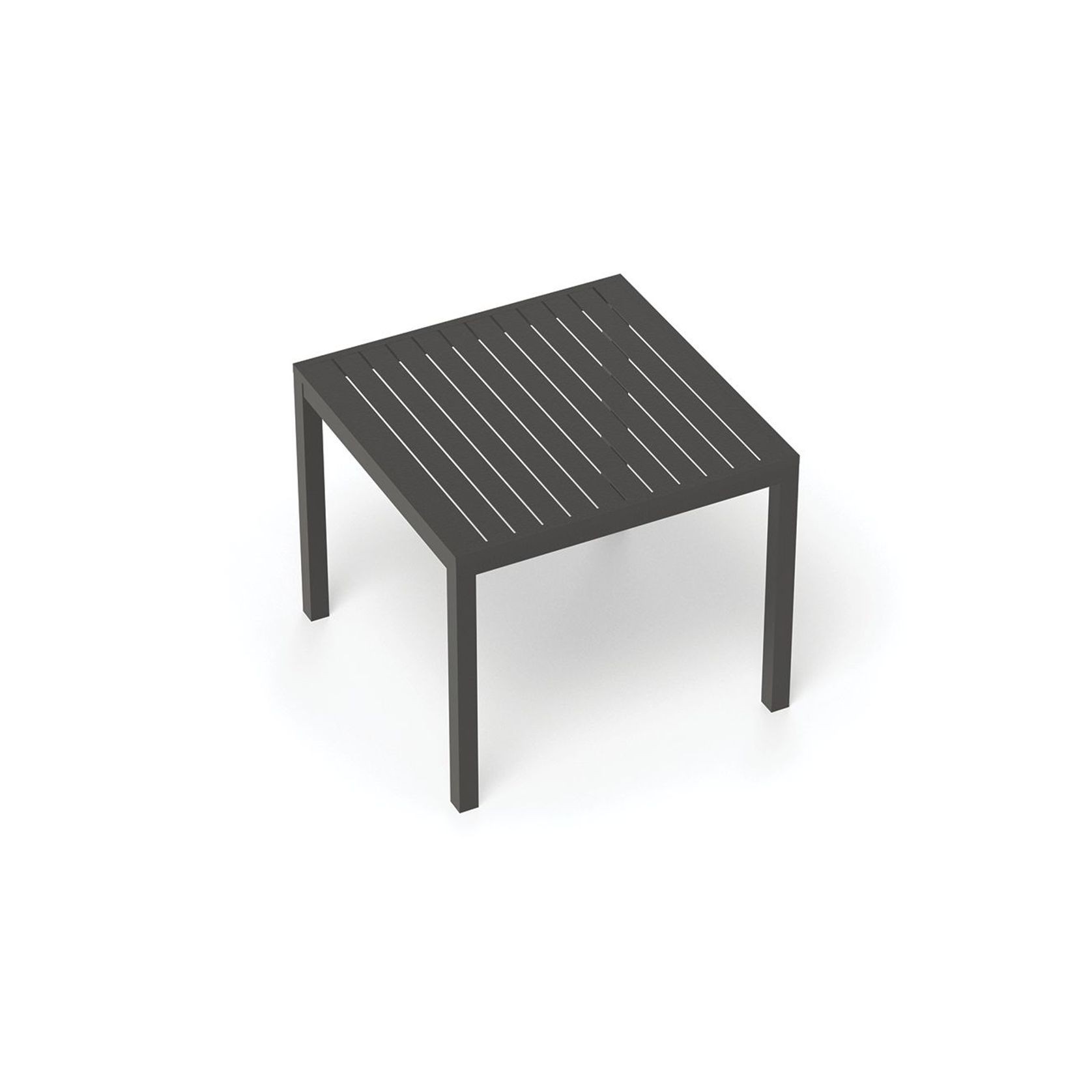 Halki Table - Outdoor - 90cm x 90cm - Charcoal gallery detail image