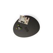 Cetara Coffee Table - Black - Medium gallery detail image