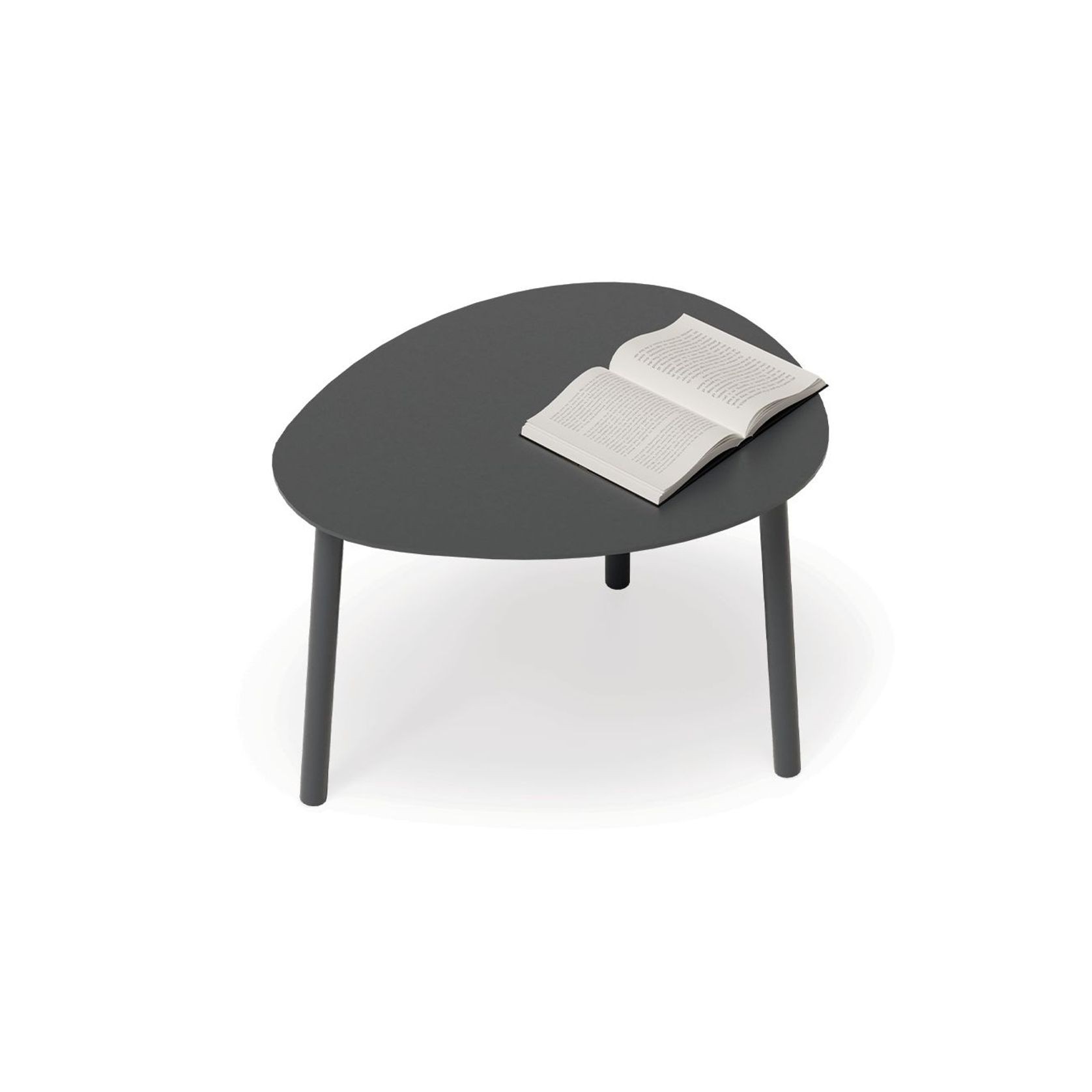 Cetara Side Table - Outdoor - Charcoal gallery detail image