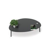 Cetara Coffee Table - Outdoor - Charcoal - Large gallery detail image