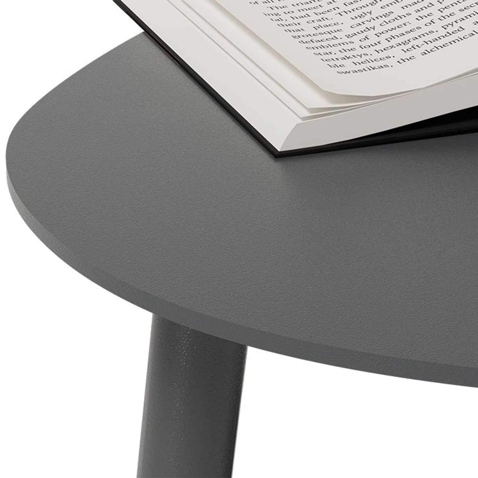 Cetara Side Table - Outdoor - Charcoal gallery detail image