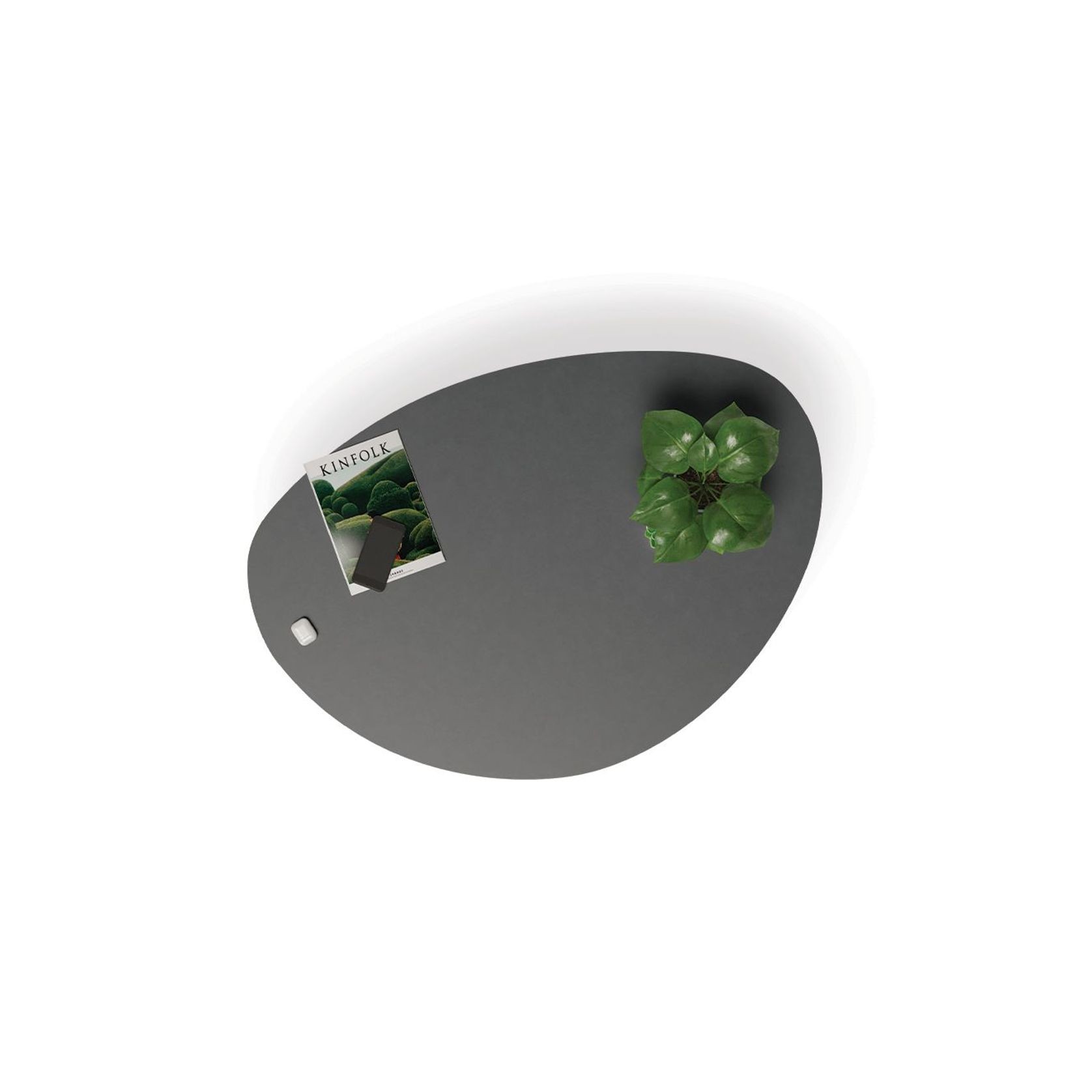 Cetara Coffee Table - Outdoor - Charcoal - Large gallery detail image