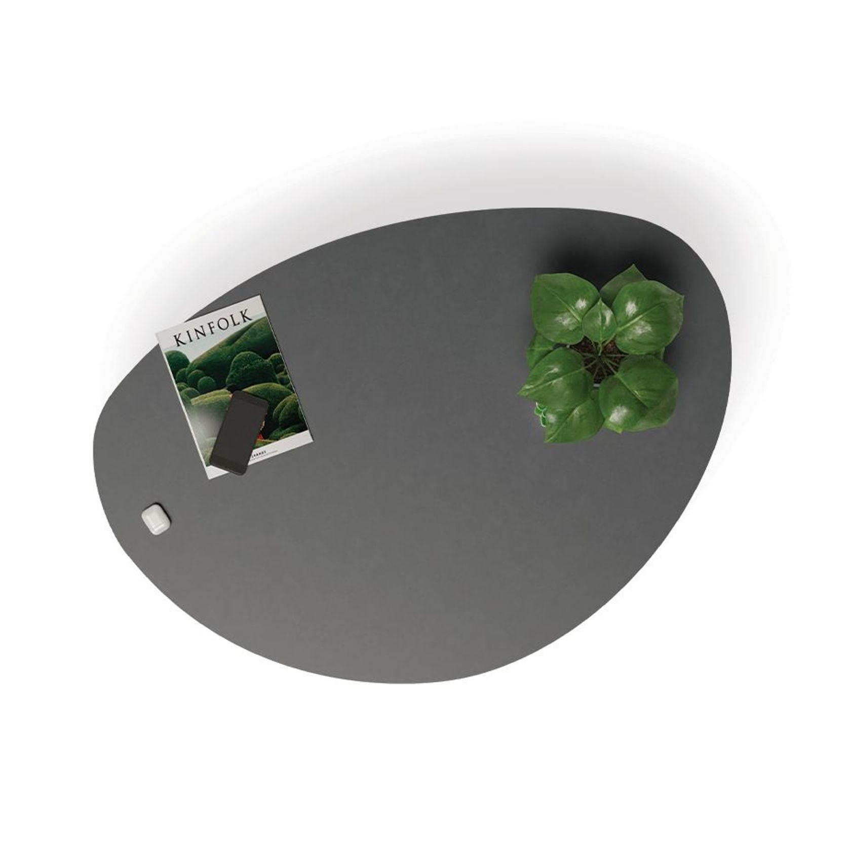 Cetara Coffee Table - Outdoor - Charcoal - Large gallery detail image