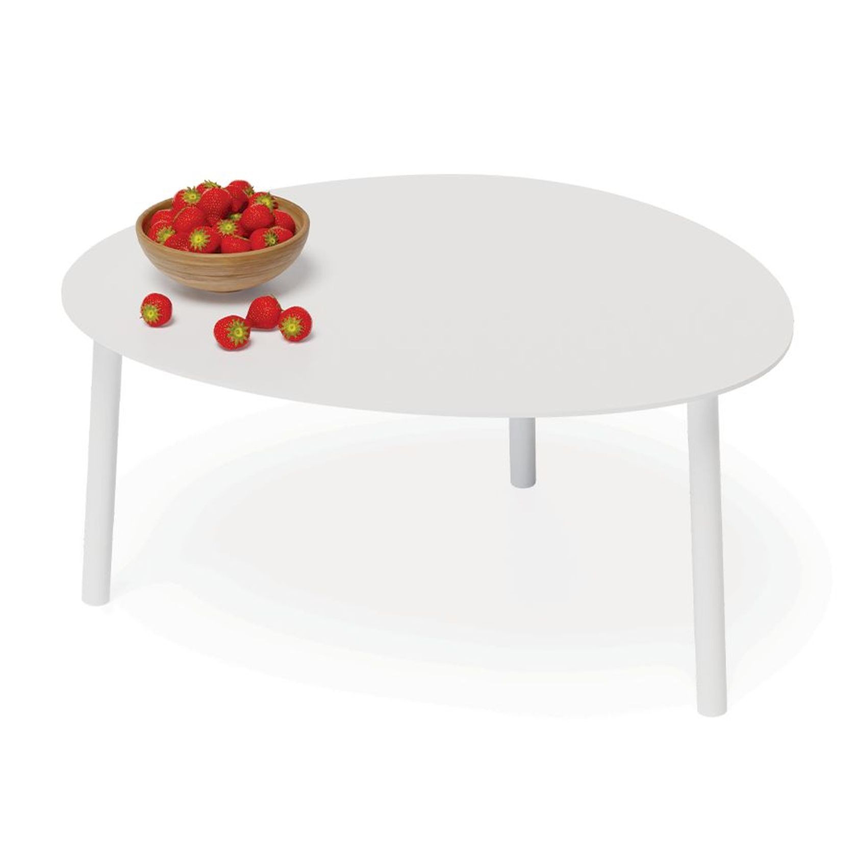 Cetara Coffee Table - Outdoor - White - Medium gallery detail image