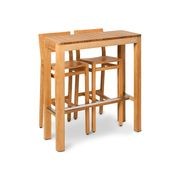 Brunswick Narrow Teak Bar Table gallery detail image