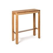 Brunswick Narrow Teak Bar Table gallery detail image
