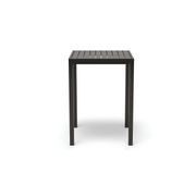 Halki Table - Outdoor - High Bar - Matt Charcoal 77 x 77cm gallery detail image