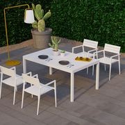 Halki Table - Outdoor - 160cm x 90cm - White gallery detail image