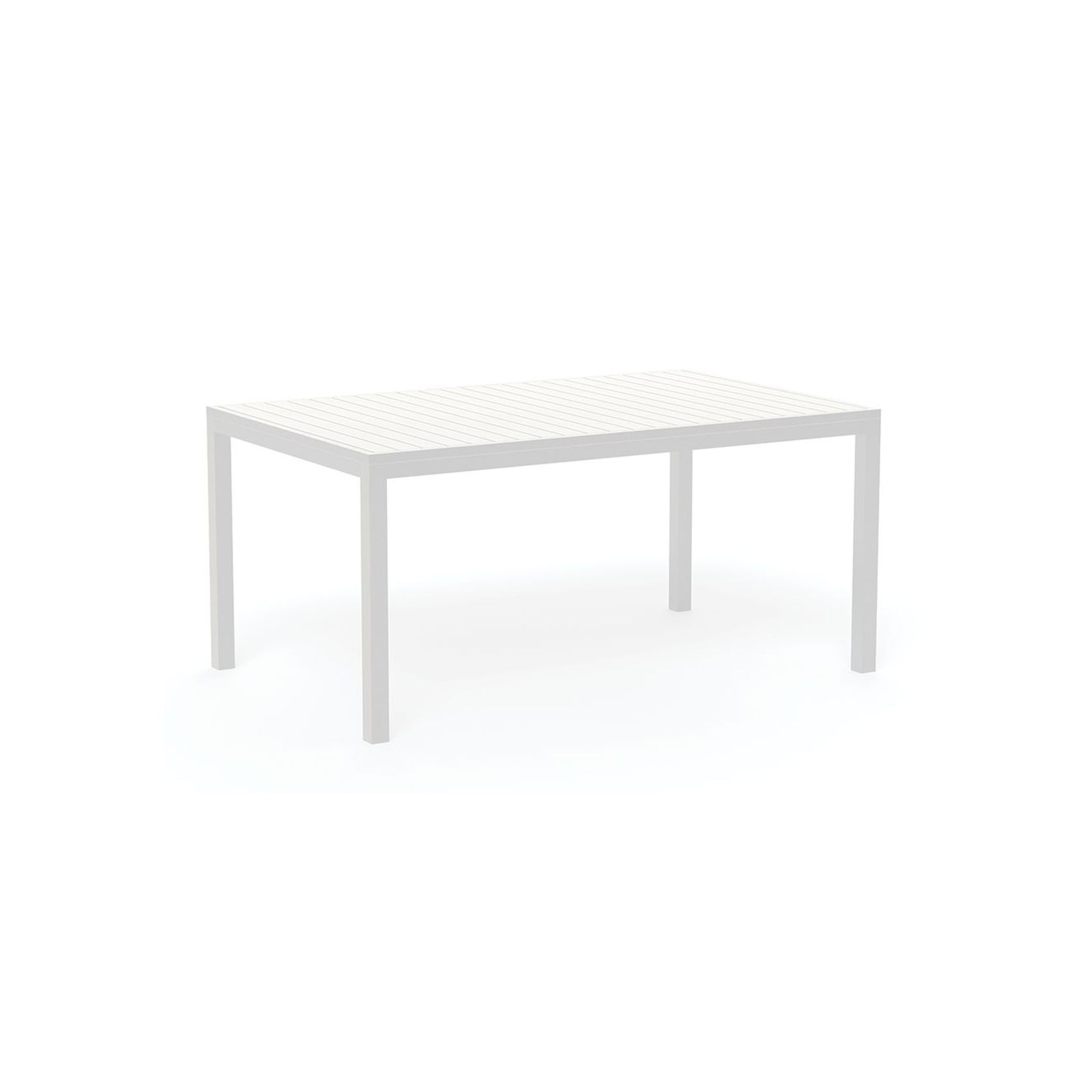 Halki Table - Outdoor - 160cm x 90cm - White gallery detail image