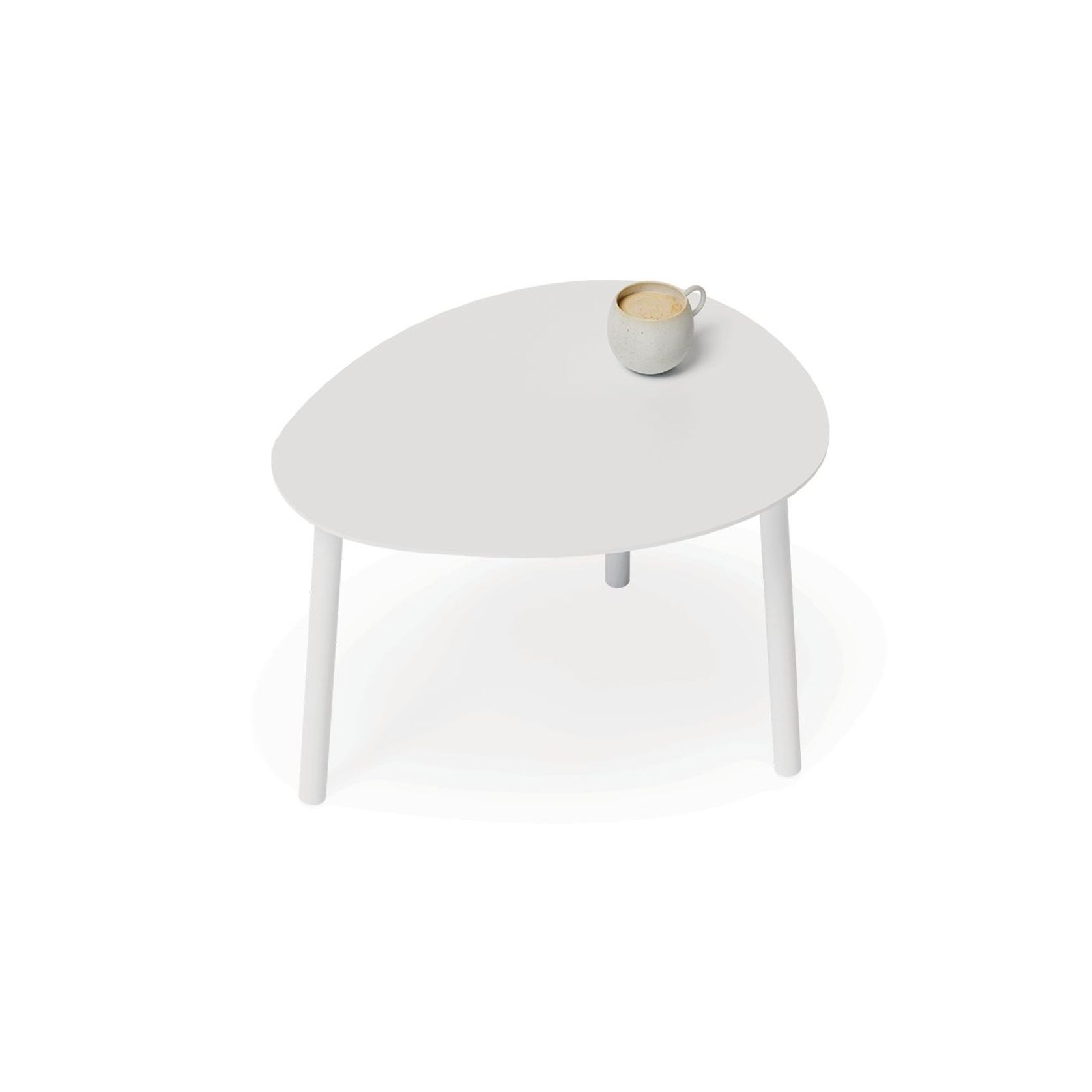 Cetara Side Table - Outdoor - White gallery detail image
